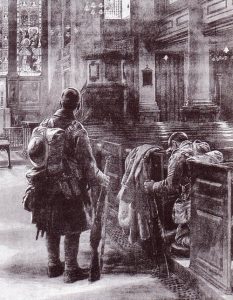 St Martin in the Fields as a shelter for soldiers returning from WW1