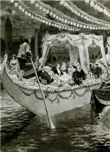 Painting of Gondola Party, 1905