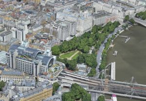 The Strand today: Via Google Earth.