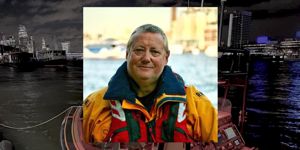 Stan Todd, helmsman on the RNLI Tower pier.