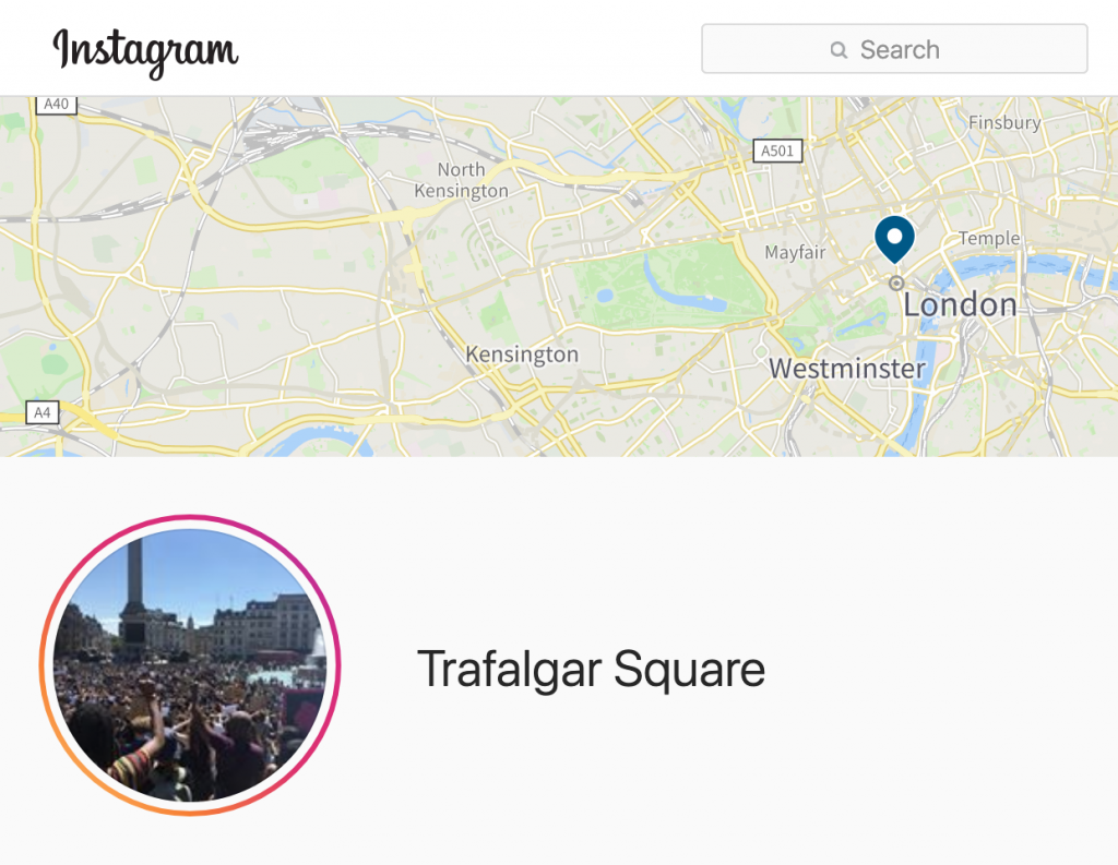 Photographs tagged Trafalgar Square on Instagram.