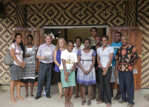 Members of the Solomon Islands Creative Writers Association by Jasmine Navala Waleafea.