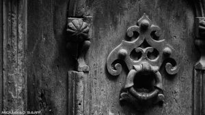 Old Door from Altorat (Jewish) Neighborhood in Baghdad. Photo taken Baghdad 2017, by Mouayad Sary.