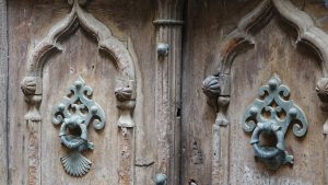 Old Door from Altorat (Jewish) Neighborhood in Baghdad. Photo taken Baghdad, 2017, by Mouayad Sary.