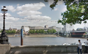 Google Street view of the Royal Festival Hall, photographed 2012, screenshot by Rob Jarvis.