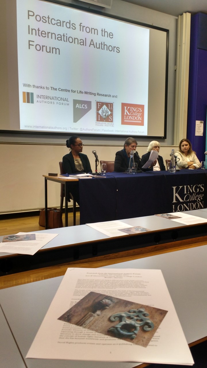 Ida Baucia presentation at King's College London, World Service Event, 2019 Ida Baucia presentation at King's College London, World Service Event, 2019