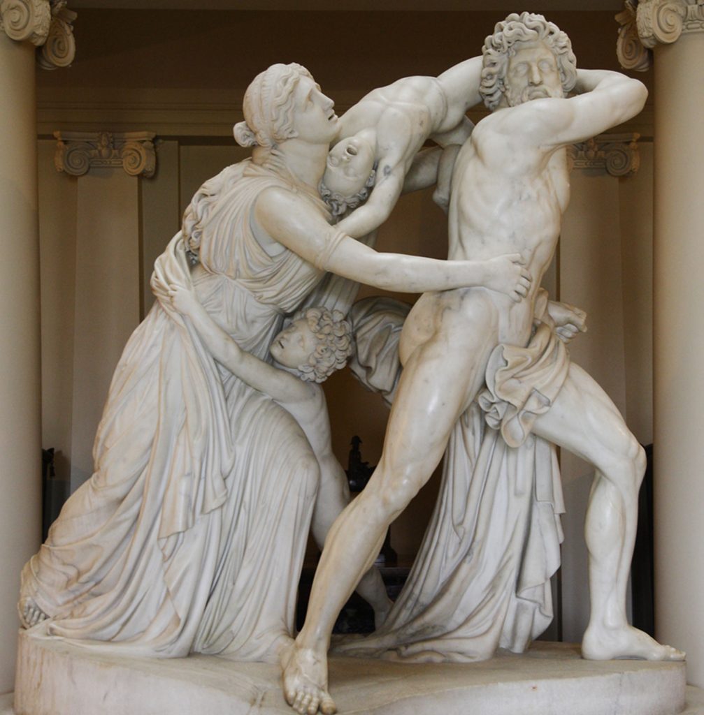 The Fury of Athamas, marble sculpture by John Flaxman, 1790–94; in the collection of the National Trust, Ickworth, Suffolk, England