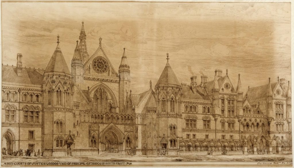 George E Street s Royal Courts Of Justice Architectural Visions Of George E Street s Royal Courts Of Justice Architectural Visions Of