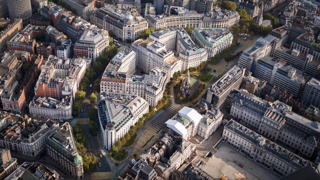 Strand-Aldywch pedestrianisation projection