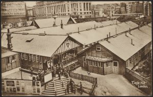 An image of the Eagle Hut buildings