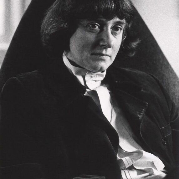 Maureen Duffy by Fay Godwin bromide print 1973 © estate of Fay Godwin / British Library / National Portrait Gallery, London